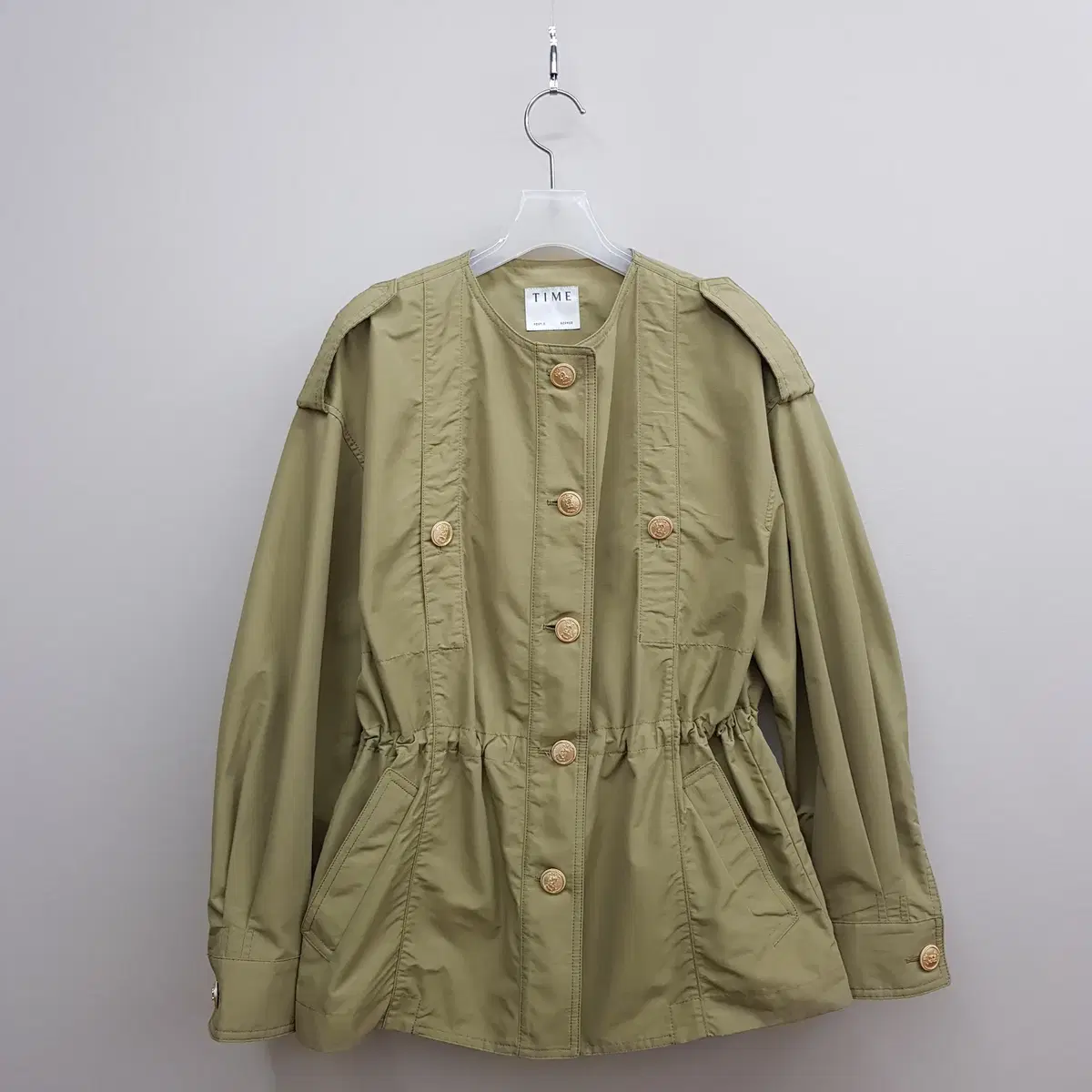 Khaki Point / Antique Crop Tweed Jacket / Antique Crop Tweed